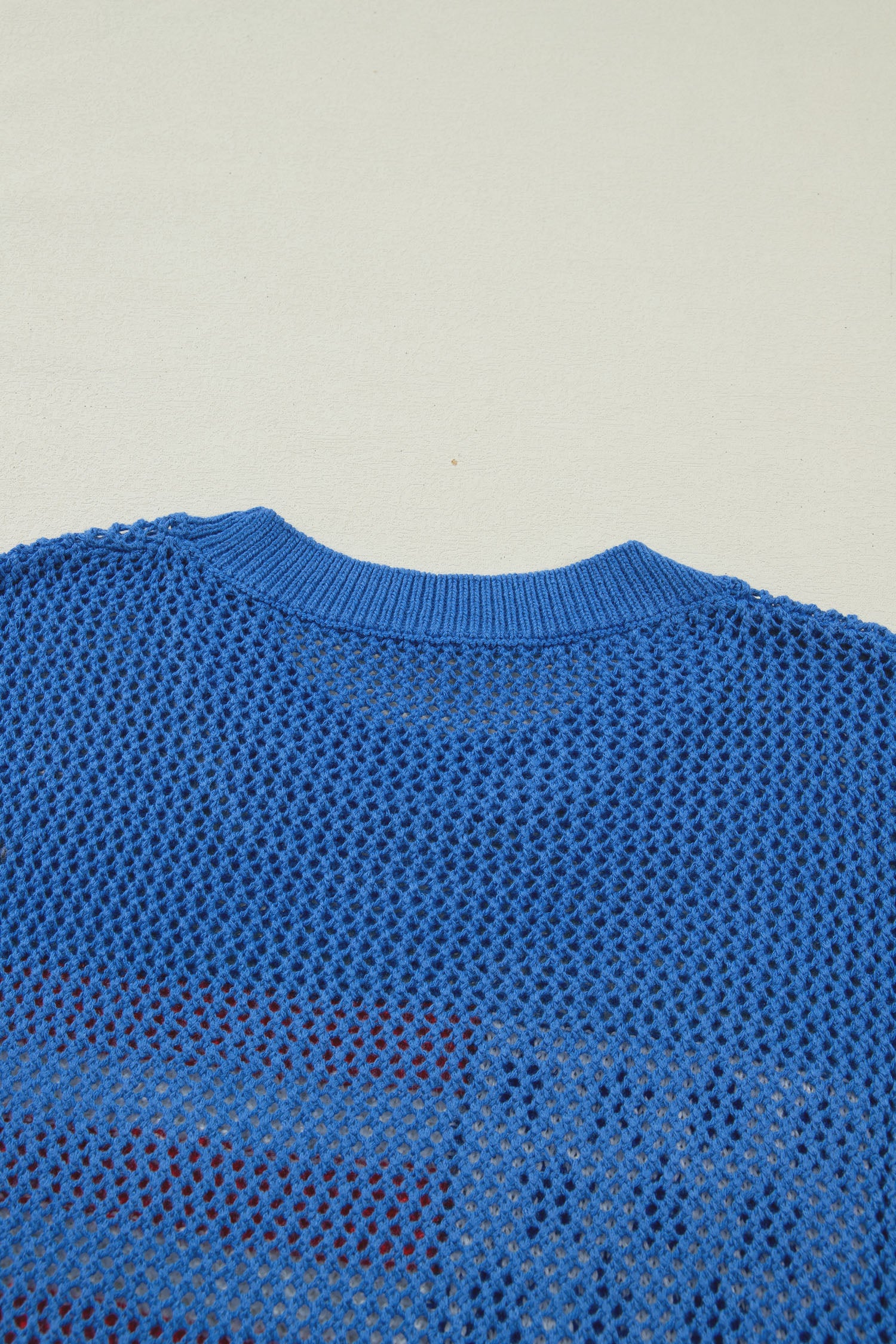 White Flag Graphic Short Sleeve Sweater Top
